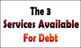 3 Services Available For Debt in Waltham Abbey