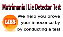 Matrimonial Lie Detector Test to Prove Not Guilty of Cheating in Waltham Abbey