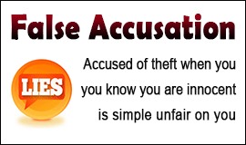 False Accusations Of Theft in Waltham Abbey