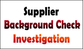 Supplier Background Check Investigation in Waltham Abbey