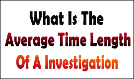 Average Time Length Of An Investigation in Waltham Abbey