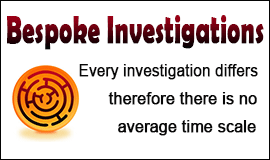Investigations Time Lengths Are Dependent To The Investigation in Waltham Abbey