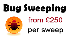 Bug Sweeping Prices in Waltham Abbey